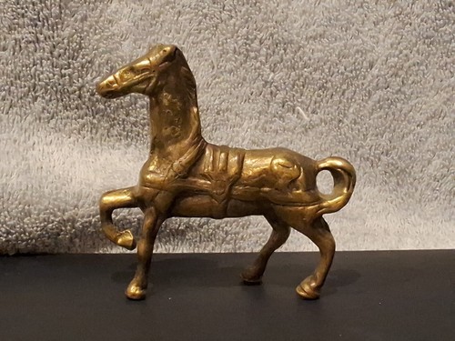 Statuette cheval laiton - cheval, en
