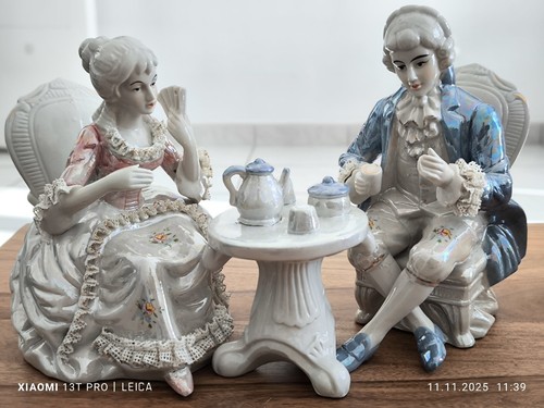 Vintage porcelain couple - vintage,