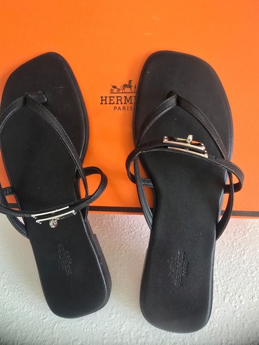 Sandales hermes miss noir - sandales,