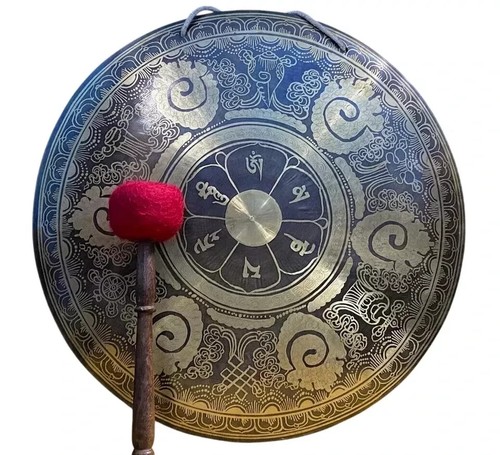 Gong tibétain fait - main, de