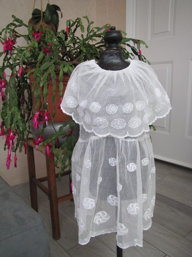 Robe poupée ancienne jumeau - robe,