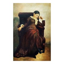 Tableau Huile 60x90 CM Femme