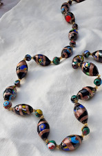 COLLIER PERLE DE VERRE DE