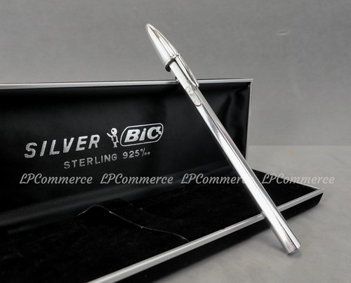 Stylo bic argent massif 925 - , %