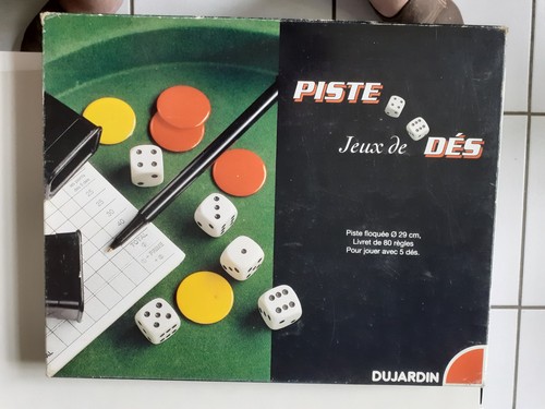 Piste jeu dés dujardin - jeu, de
