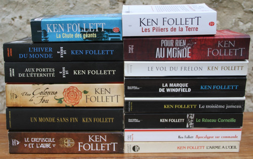 Ken follett lot 14 livres - de,