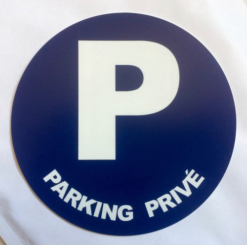 Panneau parking privé - parking,