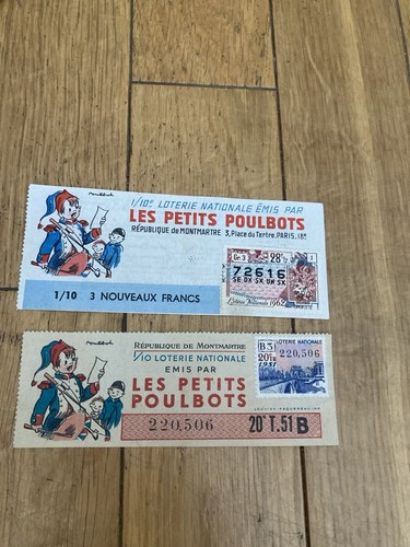 Lot billets de - lot, loterie