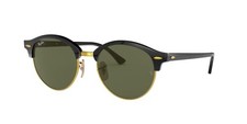 Lunettes de soleil homme Ray-Ban CLUBROUND 901 noir taille 51 0RB4246Expéditi...
