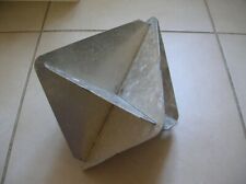 Ancien réflecteur démontable de bateau voilier en alu de 27 cm 