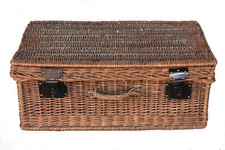 Malle de voyage 1900 en osier