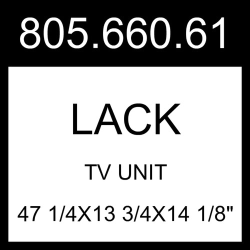 Ikea lack unit - white,