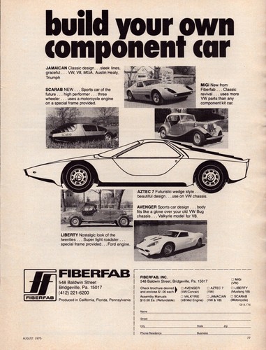 Fiberfab build your own car - your,