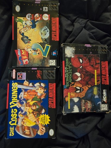 Snes boxed games - the, lost