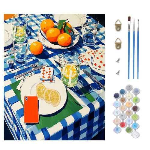 Poker peinture par numéros - par,