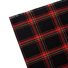 Tissu motif écossais rouge