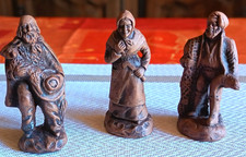 Lot 3 santons Crèche ou