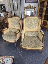 Fauteuils bergères louis xvi - fauteuils,