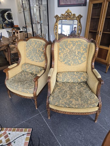 Fauteuils bergères louis xvi - louis,