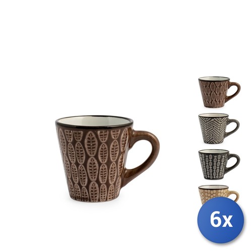 Tasses café h ethnic - tasses,