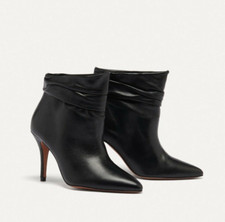 Bottines en cuir noir BA&SH neuves T.39