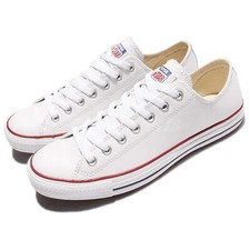 Converse Chuck Taylor All Star OX Leather White Men Women Shoes Sneakers 132173C