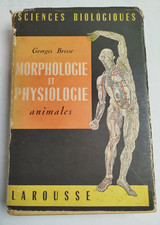 G. Bresse MORPHOLOGIE et PHYSIOLOGIE animales LIVRE 1953 Biologie Ecologie YI1