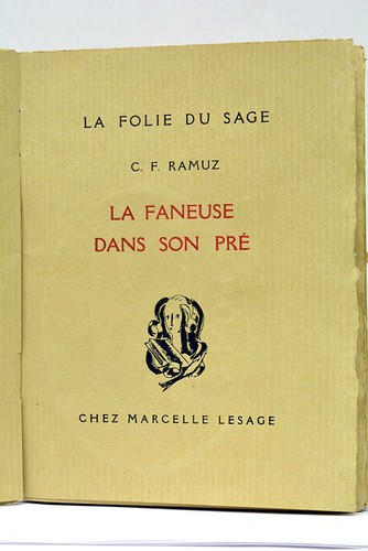 Ramuz faneuse dans son pré - la,