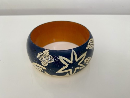 Bracelet jonc bois - bracelet,