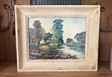 Tableau Ancien à l'Huile sur