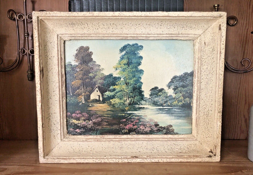 Tableau ancien huile - tableau,