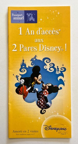 Disneyland paris brochure - disneyland, -brochure