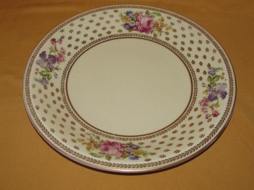 Plat rond plat porcelaine