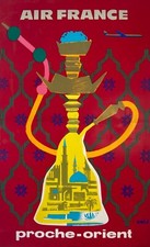 Affiche ancienne Air France