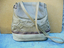 SAC CHARLES JOURDAN PARIS  CUIR  à SOUFFLET VINTAGE