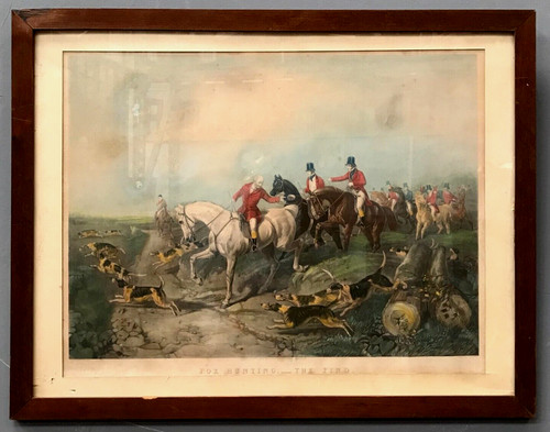 Gravure anglaise encadrée - gravure,