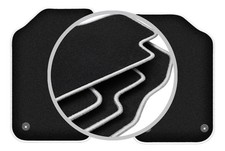 Tapis de sol en Velours noir