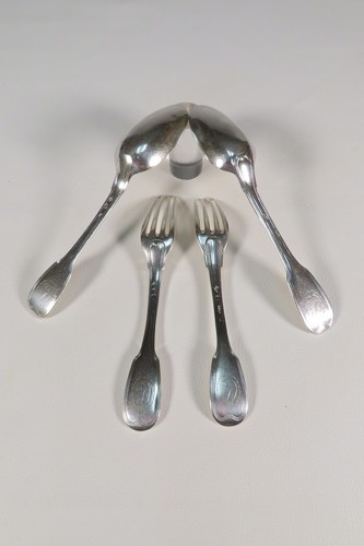 Ancien ensemble couverts - ancien,