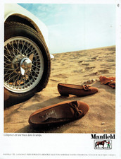 publicité Advertising  0922  1987   chaussures  escarpins  Manfield