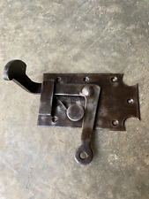 Ancienne grosse clenche à ressort,verrou serrure loquet ferrure targette