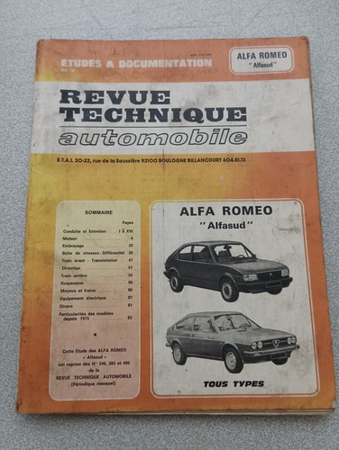 Rta revue technique automobile - revue,
