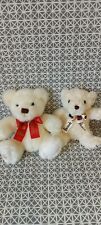 Lot de 2 peluches doudou ours
