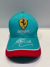 169- Casquette MICHAEL SCHUMACHER FERRARI non signée mis en vitrine