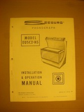 manuel de juke box:  SEEBURG