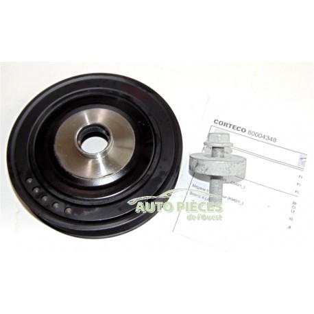 Poulie damper vilebrequin - poulie,