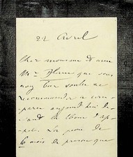 ✒ L.A.S Georges LACHAUD avocat filleul Vigny à l'écrivain Henri ROCHEFORT