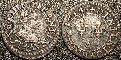 Louis xiii denier tournois - xiii,