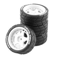 4 Pièces RC Car Rubber Drift Pneus 12mm Hub Pour HPI 1/10 RC Drift