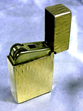 BRIQUET MYON GAZ PLAQUE OR ANCIEN COFFRET VINTAGE LIGHTER