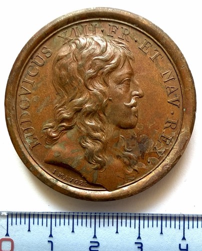 Médaille louis xiii - louis, 1638